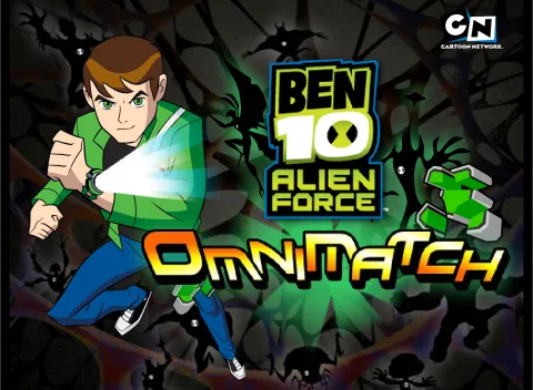 Title screen featuring Ben 10 and the game title.