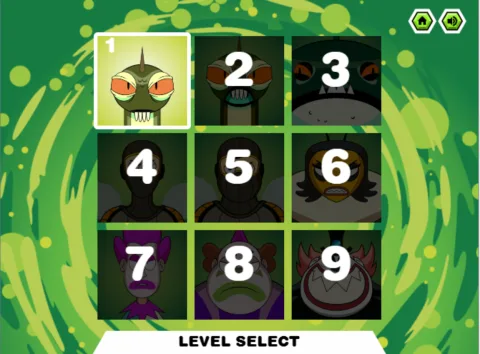 Level select