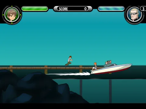 Ripjaws swims underwater during the pursuit of Jonah Melville's boat.